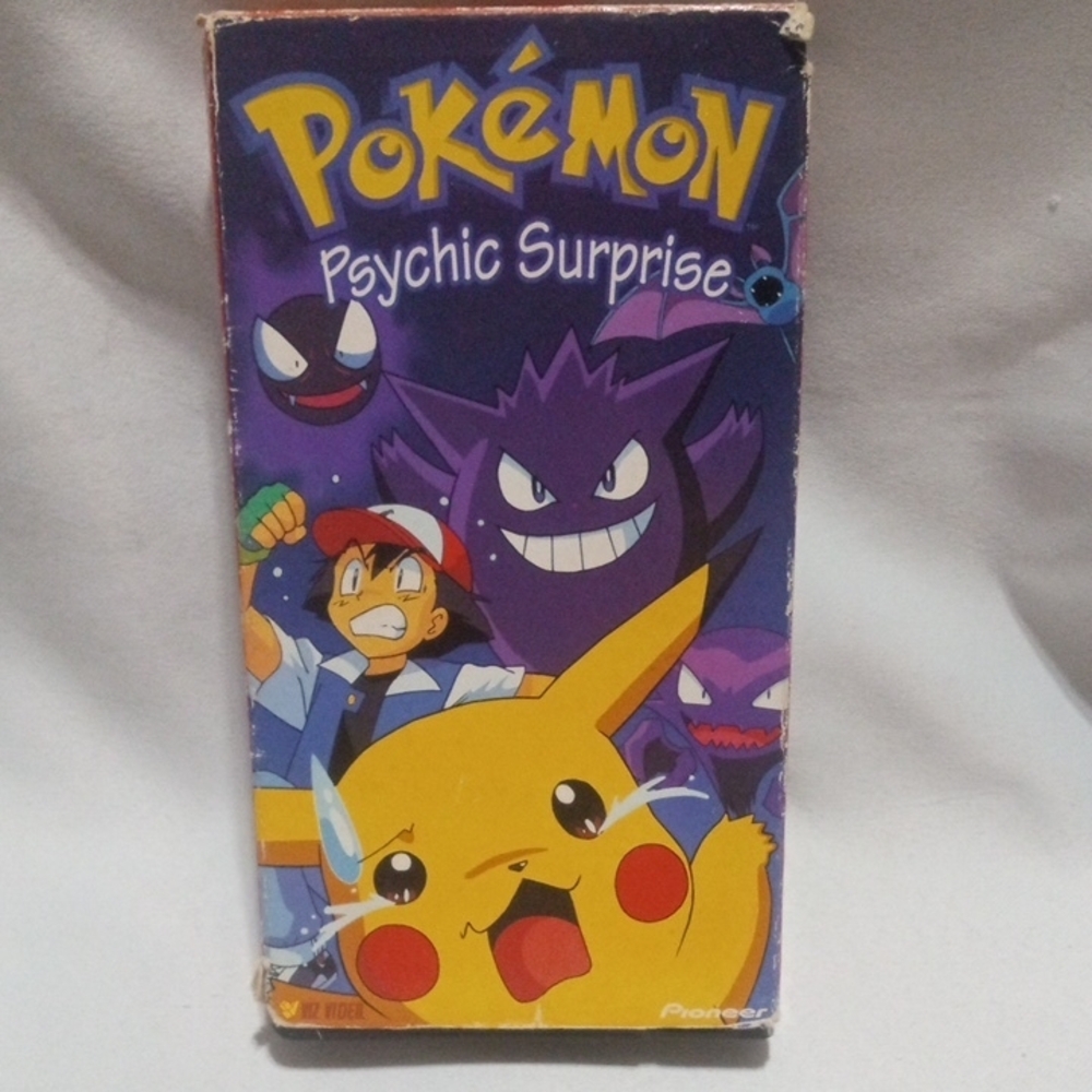 Pokémon ~VHD~ Psychic Surprise Retro And Featuring Pikachu